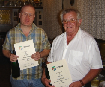 Ronny Rudolph und Jürgen Fischer mit 200 Wettkämpfen für Oberst Schiel 2007
