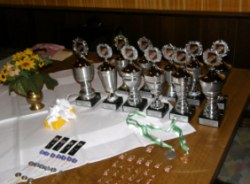 NSG Oberst Schiel 2008 - Pokale beim Abschlußabend